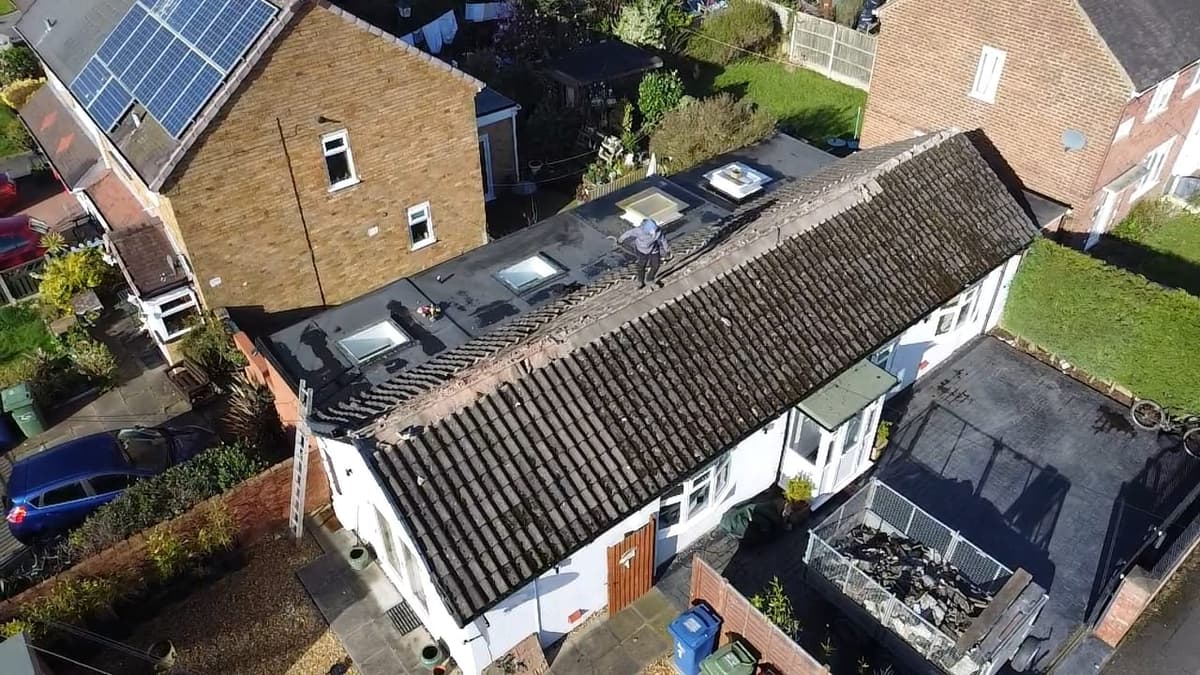 Professional roofer in Cannock